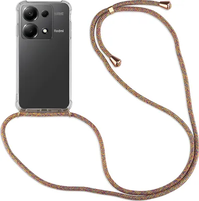 Produktbild von Handykett für Xiaomi Redmi Note 13 Serie Hülle mit Kordel Handyhülle mit Band  Redmi Note 13 Pro 4G in Rainbow