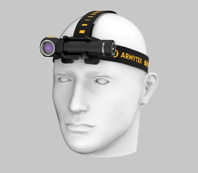 Produktbild von Armytek Optoelectronics Wizard C2 WUV White & Ultraviolet LED monocolore Lampada frontale con supporto