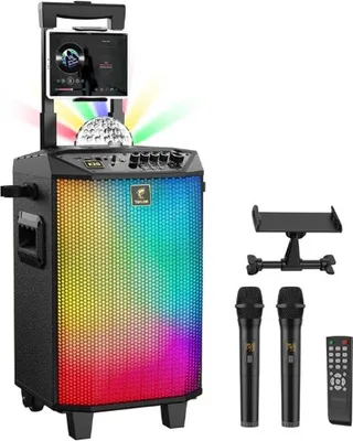 Obrázok produktu pre Karaoke sada pre dospelých s 2 bezdrôtovými mikrofónmi a funkciou Bluetooth