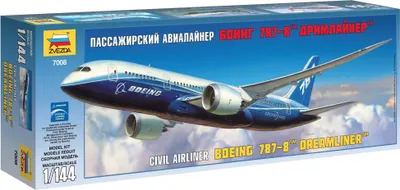 Zdjęcie produktu dla Zvezda 1:144 Pas.-Flugz.BOEING 787-8 Dreamliner