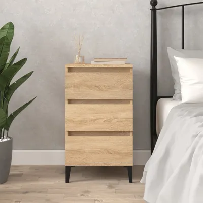 Zdjęcie produktu dla vidaXL Stolik nocny dąb sonoma 40x35x70 cm materiał drewnopochodny
