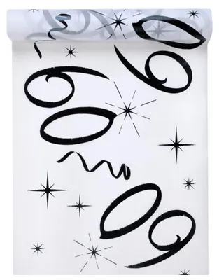 Produktbild von Deko Tischläufer Vlies 60. Geburtstag Santex 40x140 cm in Blau