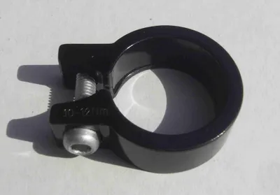 Zdjęcie produktu dla Zacisk sztycy podsiodłowej 29,9, aluminium, czarny