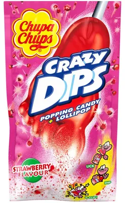 Produktbild von Chupa Chups Crazy Dips Strawberry 14g