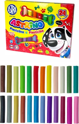 Image de Plasticine 24 couleurs Astrino