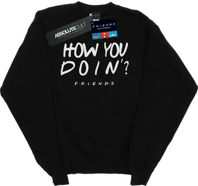 Produktbild von Friends - "How You Doin?" Sweatshirt für Damen BI17657 (L) (Schwarz)