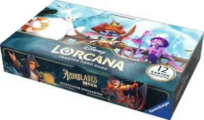Produktbild von Disney Lorcana TCG Azurblaues Meer Booster Display (24) *Deutsche Edition*