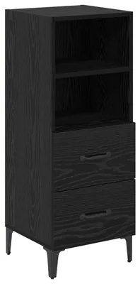 Obrázek produktu pro Servírovací skříň Černý dub 34 x 34.5 x 90 cm Kompozitní dřevo