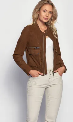 Produktbild von Maze Lederjacke Clermont Damen cognac XXL