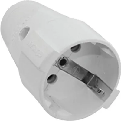 Produktbild von Gunsan Schutzkontakt-Kupplung ohne Kabel weiss