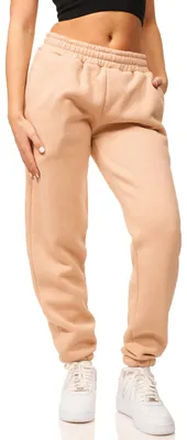 Produktbild von DAILY Baumwolle Damen Jogginghose im Straight-Fit als Lange Trainingshose Sweatpants Damen Freizeithose mit Bündchen aus Baumwolle