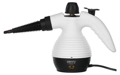 Produktbild von Camry Premium CR 7021, Tragbarer Dampfreiniger, 0,35 l, Schwarz, Weiß, Tasten, 1500 W, 3,5 bar