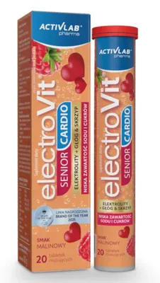 Zdjęcie produktu dla ElectroVit Senior Cardio - malina 20 tabl.