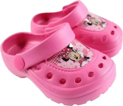 Produktbild von Disney Minnie Maus Kinder Clogs Sandalen Badeschuhe in Rosa – Pink / 22/23