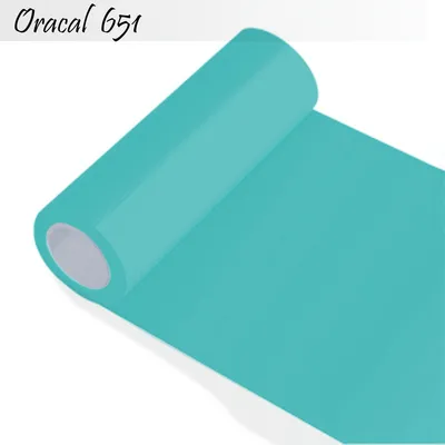 Produktbild von Oracal 651 - Orafol glänzend - glanz - für Küchenschränke und Dekoration Folie 10m (Laufmeter) - 50 cm Folienhöhe - 55-mint + GRATIS ein Schmetterlingsset W400 von Indigos UG