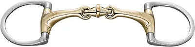 Image de Sprenger Mors D-Ring Double brisure Dynamic RS WH Ultra 16 mm SENSOGAN® Mors à rouleaux 140