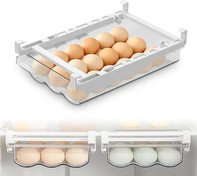 Image de Grand bac à œufs pour 21 œufs - Grand bac pour œufs - Bac à œufs en plastique