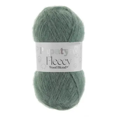 Produktbild von 100g Papatya Fleecy Kuschelgarn 20% Wolle  Häkelgarn Strickgarn