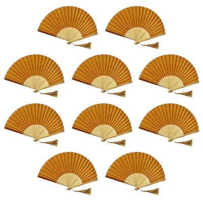 Produktbild von Solidchoice - 10 handgefertigte Stoffventilatoren