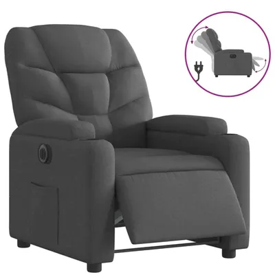 Produktbild von vidaXL Relaxsessel Elektrisch Schwarz Stoff