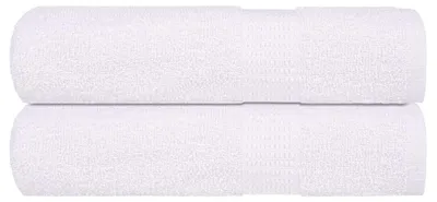 Zdjęcie produktu dla Ręczniki vidaXL FROGN, 2 szt., białe, 50 x 100 cm, 360 g/m²