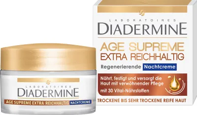 Produktbild von Diadermine Age Supreme Extra Reichhaltige Nachtcreme Omega 6 50ml