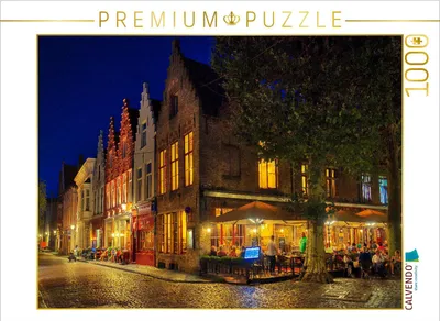 Produktbild von CALVENDO Puzzle Brügge, Braambergstraat | 1000 Teile Lege-Größe 64x48cm Foto-Puzzle für glückliche Stunden