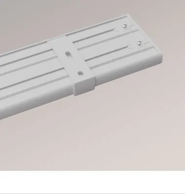 Produktbild von SET Vorhangschiene 690cm mit 5 Innenläufen für Deckenmontage in Grau