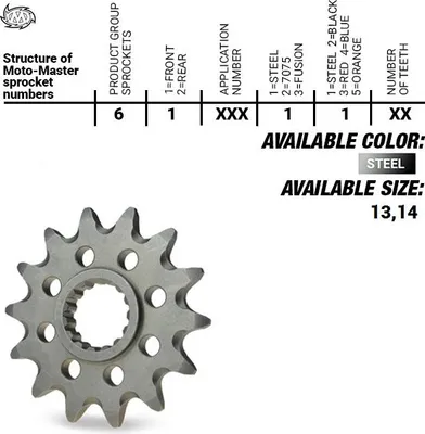 Immagine prodotto di Moto-Master Ritzel 520 14T 610101114