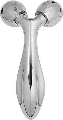 Produktbild von V-förmiger Gesichtsroller zur Reduzierung von Falten an Hals und Augen, zur Förderung der Lymphdrainage, für ein Lifting des Gesichts, zur Linderung von Schwellungen und zur Hautstraffung.