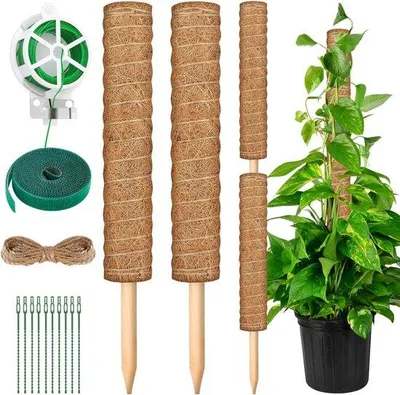 Produktbild von Famanu Klimahilfe 2 Stück 42 cm - Kokosstäbe mit Zubehör