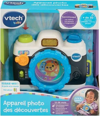 Obrázok produktu pre Fotoaparát Découvertes VTECH Baby, interaktívny, animovaný objektív, 12–36 mesiacov, viacfarebný