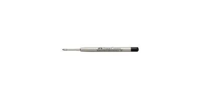A single ink refill cartridge for a pen, lying horizontally against a white background.