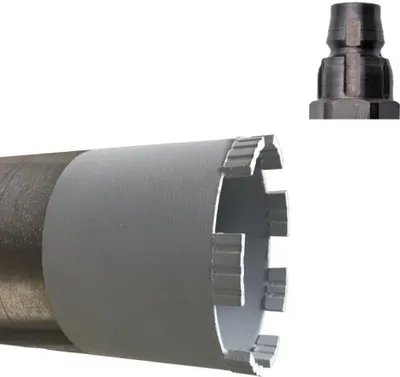 Produktbild von DDBI Bohrkrone Nass / Trocken Turbo - Ø 92 mm / NL= 450 mm