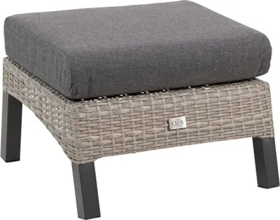 Produktbild von Lesli Living Loungehocker "Treviso Brick" grau/anthrazit
