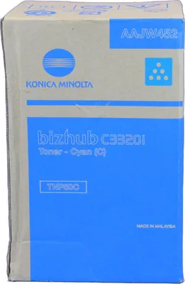 Image de Konica Minolta TNP80C Toner Cyan AAJW452 -B
