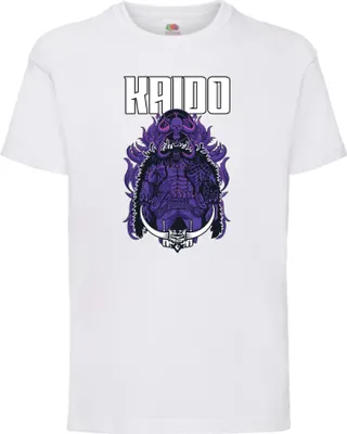 Produktbild von Kinder T-Shirt One Manga Piece Anime Kaidou Kaidou, 3-4 Jahr - 104 / Weiß