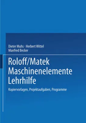 Produktbild von Roloff/Matek Maschinenelemente Lehrhilfe