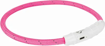 Produktbild von TRIXIE Flash Leuchtring USB - pink - 35 cm/ø 7 mm