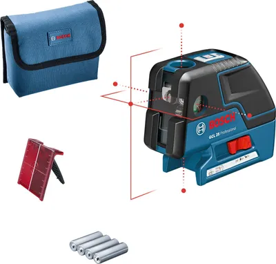 Immagine prodotto di Laser combinato GCL 25, 4 batterie LR6 da 1,5 V (AA)