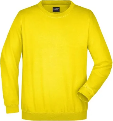 Produktbild von Klassisches Komfort Rundhals-Sweatshirt sun-yellow, Gr. 3XL