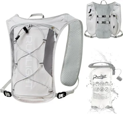 Obrázok produktu pre Bežecká vesta G220, nastaviteľný hydratačný batoh s 1,5 l vodným vakom, priedušná, na behanie