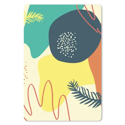 Produktbild von MuchoWow® Mauspad Mousepad Sommer - Abstrakt - Farben 18x27 cm - Mousepads - Maus Mat - Pad - Mausunterlage