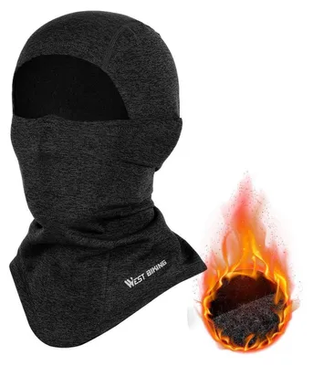 Immagine prodotto di Scaldacollo da sci, unisex, antivento, traspirante, caldo, nero, taglia unica