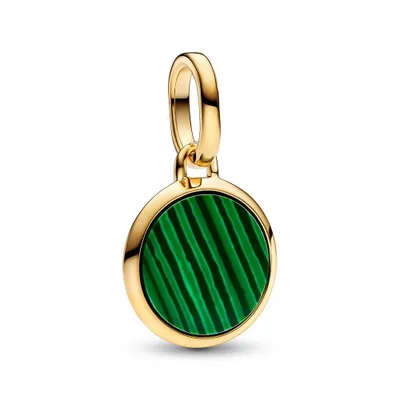 Immagine prodotto di Pandora Me Mini Ciondolo Verde Inciso Placcato oro 763389C01