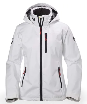 Produktbild von Helly Hansen Damen W Crew Midlayer-Jacke mit Kapuze, Weiß, M