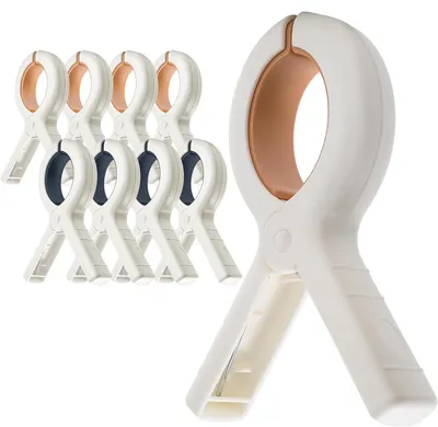 Handtuchclips für Liegestühle, 8 Stück, starke Wäscheklammern, Strand