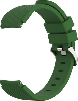 Produktbild von imoshion Flexibles Silikonarmband - Universelle 22 mm Anschluss - Dunkelgrün