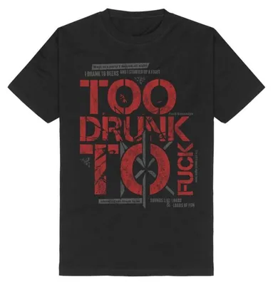 Produktbild von Dead Kennedys T-Shirt Herren Too Drunk schwarz XXL