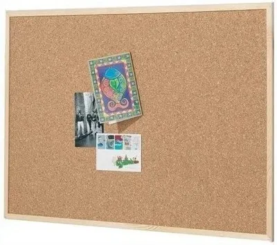 Produktbild von Kork-Pinnwand mit Holzrahmen 60 x 90 cm